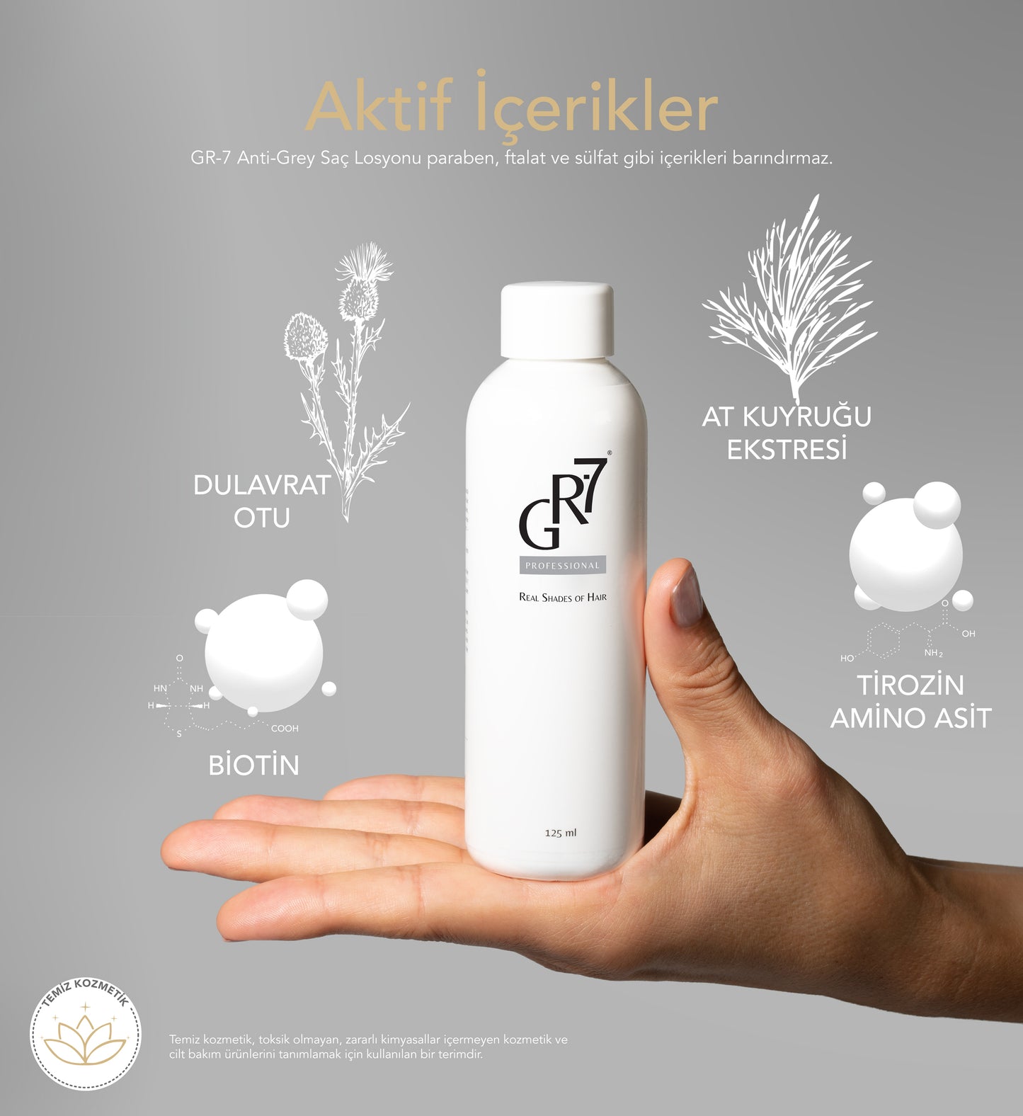 GR-7 ANTI-GREY SAÇ LOSYONU